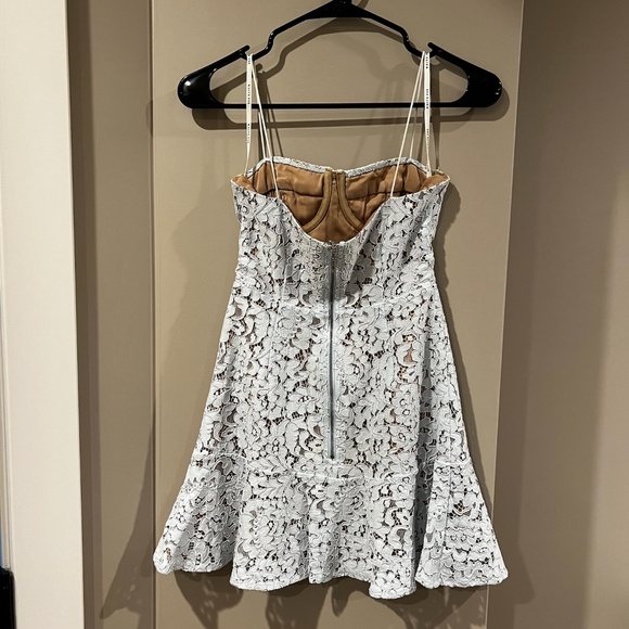 White Fox Ice Blue Lace Dress - Picture 3 of 5